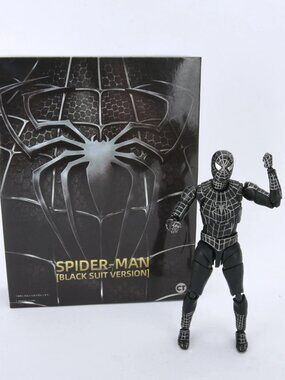 Spider-Man Black Symbiote Suit Version 6 Inch Action Fig CT Toys Marvel Toy